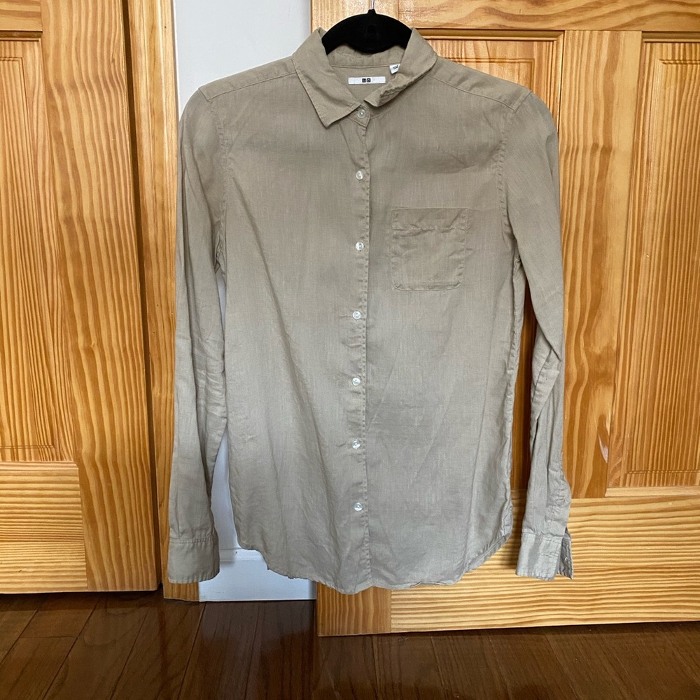 Women’s button down shirt 100% linen